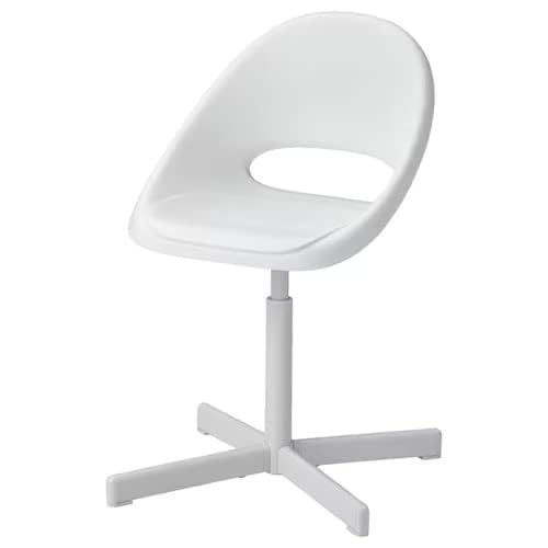 IKEA LOBERGET/SIBBEN Schreibtischstuhl für Kinder, Weiß