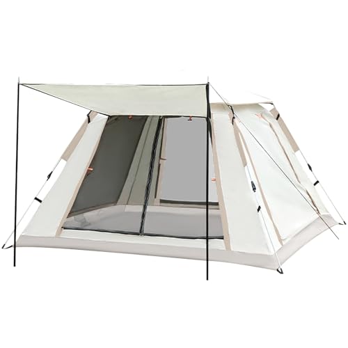 Sleeleece Camping Zelt Automatisches Sofortzelt 2-3 Personen Pop Up Zelt,4 Jahreszeiten Winddicht Campingzelt mit Erweiterbare Veranda für Camping, Garten, Wanderausflug