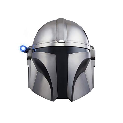 Star Wars Hasbro Wars The Black Series The Mandalorian elektronischer Premium Helm Rollenspielprodukt, Silber, One Size