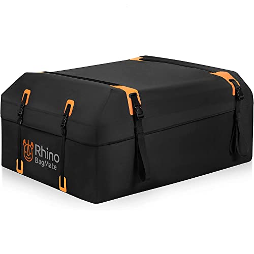Rhino BagMate Dachgepäcktasche - XL 540L (19 Kubikfuß) Dachbox Auto - Sicherer, Weicher & Extrem Haltbarer Dachkoffer -100% wasserdichte Dachgepäcktasche - Dachtasche passt auf jedes Auto