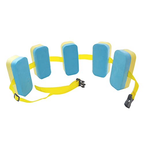 Verstellbarer Schwimmgürtel Schwimmgürtel für Kinder Gürtel für Wassergymnastik Wassersport Schwimmlernhilfe mit Fünf Auftriebskörpern Schaum und verstellbarem Nylongurt für Kinder Erwachsene