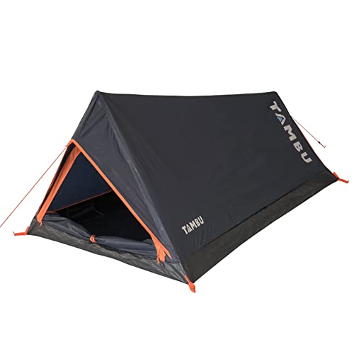 TAMBU BAYU Biwak-Zelt Leichtgewicht-Zelt bis 1-2 Personen Hauszelt Outdoor Camping Festival-Zelt bis 2.000mm Wassersäule nachhaltig PFC-frei recycelt Moskitoschutz