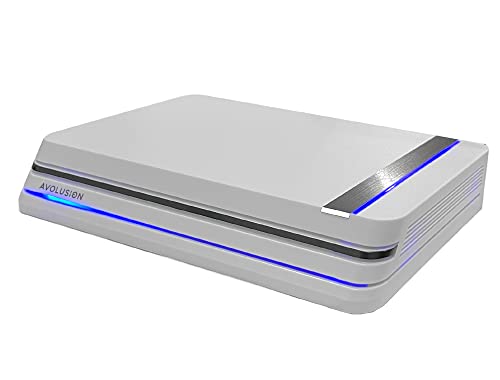 Avolusion PRO-X Externe Gaming-Festplatte für PS5-Spielekonsole, 4 TB, USB 3.0, mechanische Festplatte, Weiß