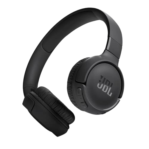 JBL Tune 520BT Wireless On-Ear Kopfhörer – Mit JBL Pure Bass Sound, Bluetooth und leichtem, faltbarem Design – Bis zu 57 Stunden Musikwiedergabe – Schwarz