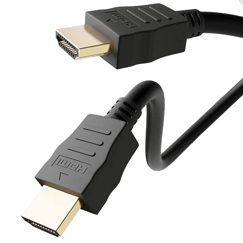 Goobay 51824 HDMI High Speed Kabel mit Ethernet, 4K, Ultra-HD, Full-HD, 3D, HDMI-Stecker  HDMI-Stecker, abwärtskompatibel, vergoldete Stecker, 10 m