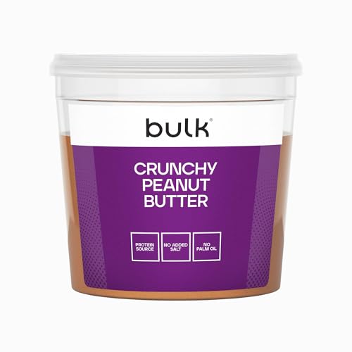 Bulk Erdnussbutter, Crunchy, 1 kg, Verpackung Kann Variieren