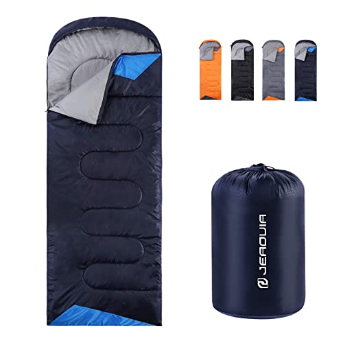 JEAOUIA 3-Jahreszeiten-Schlafsäcke für Erwachsene, Rucksackreisen, leicht, wasserdicht, für kaltes Wetter, für Mädchen, Jungen, Herren, für warmes Camping, Wandern, Outdoor-Reisen, Jagd, m