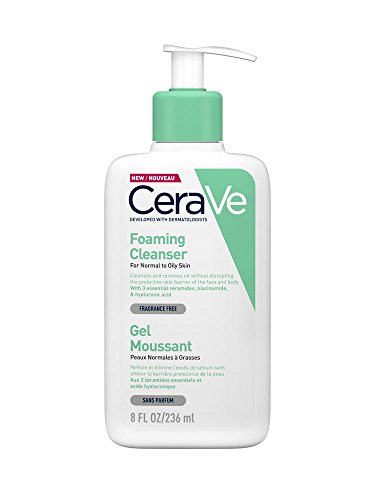 CERAVE schaumiges Reinigungsgel für normale und fettige Haut, 236 ml