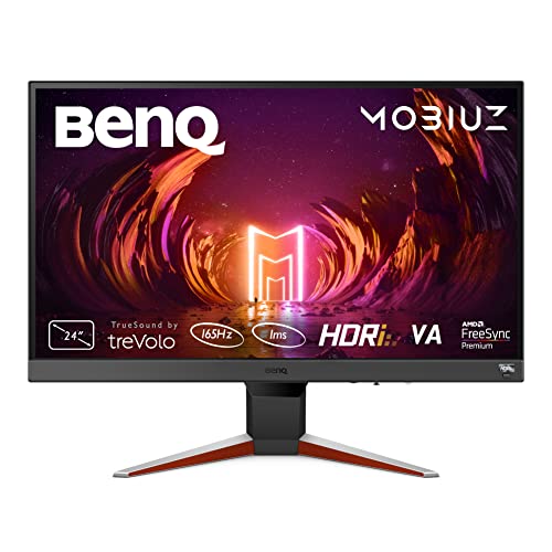 BenQ MOBIUZ EX240N Gaming Monitor (23,8 Zoll, 165hz, 1ms, HDMI und DP kompatibel mit 120 Hz für PS5, Xbox Series X und Series S)