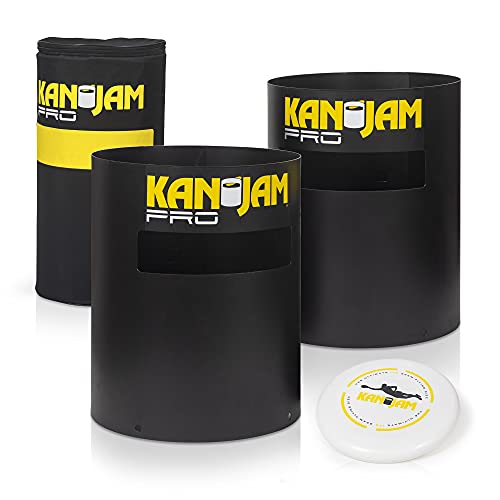 KanJam Unisex-Adult Pro Game Set, Black Yellow, Standard