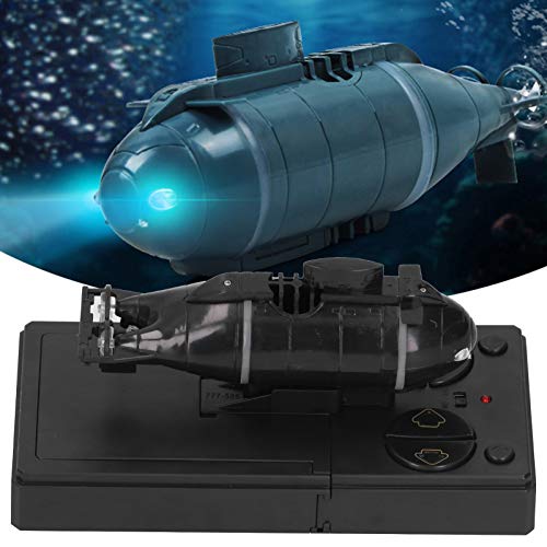 Dilwe RC U-Boot-Spielzeug, 6-Kanal 2,4 G Mini-U-Boot-Simulation Fernbedienung Wiederaufladbares Spielzeug Elektrisches U-Boot-Spielzeug Kindergeschenk