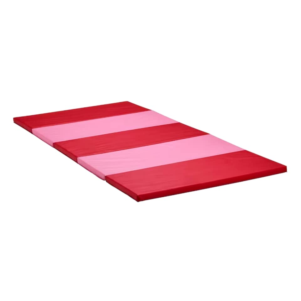 IKEA Gymnastikmatte PLUFSIG faltbare Bodenmatte - 78x185x3 cm - pink-rosa