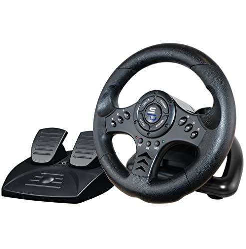 Subsonic Superdrive - Rennlenkrad SV450 Racing Wheel lenkräd mit Pedalen, Shift & Vibration - Xbox X/Series, Switch, PS4, Xbox One, PC (programmierbar für alle Spiele)