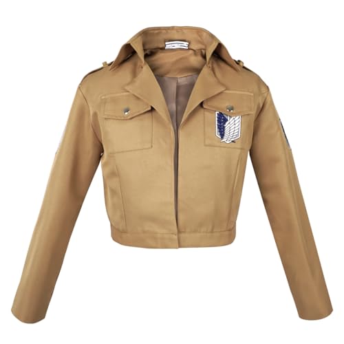 CoolChange Uniform Jacke des Aufklärungstrupp für Attack on Titan Fans | Größe: L