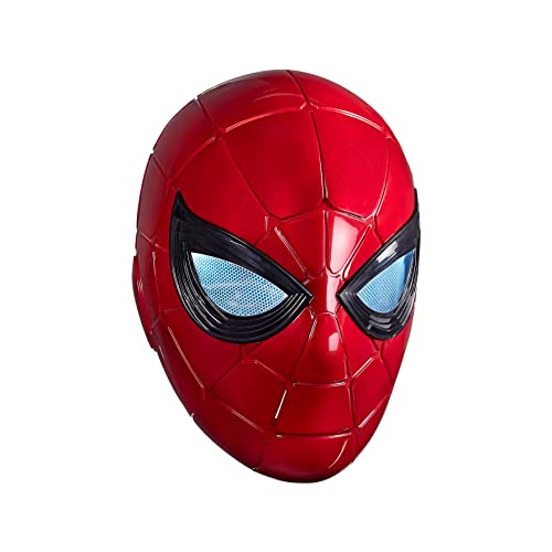 SPIDER-MAN Hasbro Marvel Legends Series elektronischer Iron Helm mit leuchtenden Augen, 6 Licht-Einstellungen und Einstellbarer Passform