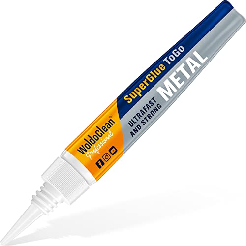 Sekundenkleber Stift für Metall, Stahl, Edelstahl & Alu - 5g für einfaches und präzises Auftragen