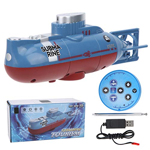 Ghzste Mini RC U-Boot-Spielzeug für Aquariumdekoration, Simuliertes U-Boot-Modell,6 Kanal -Fernbedienungs U Boot für Kinder