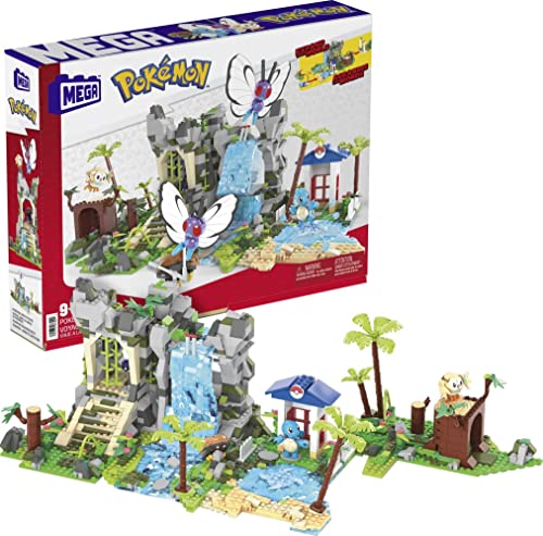 Mega Construx HHN61 - Pokémon Ultimate Jungle Expedition, Dschungel Bauset mit 1347 Teilen, Konstruktions-Spielzeug für Erwachsene und Kinder ab 9 Jahren