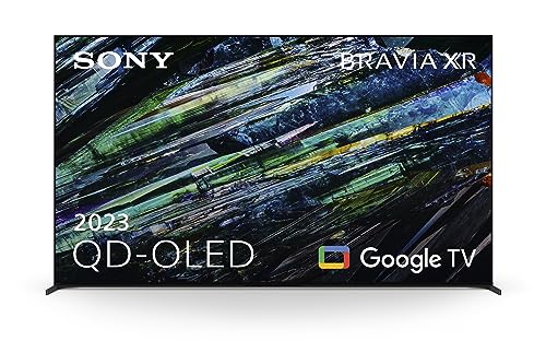 Sony BRAVIA XR, XR-55A95L, 55 Zoll Fernseher, QD-OLED, 4K HDR 120Hz, Google TV, Smart TV, Works with Alexa, mit exklusiven PS5-Features, HDMI 2.1, Gaming-Menü mit ALLM + VRR, 24 + 12M Garantie