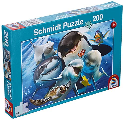 Schmidt Spiele 56360 Unterwasser-Freunde, Kinderpuzzle, 200 Teile, bunt