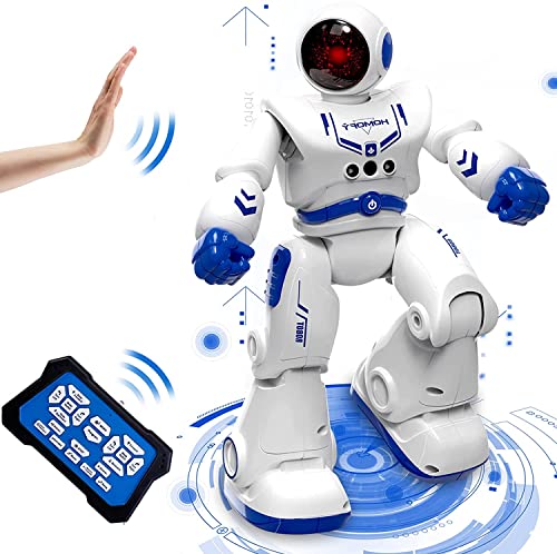 Roboter Spielzeug für ab 4 5 6 7 8 9 10 Jahre alte Jungen Mädchen, Kinder Ferngesteuerte Programmierbar RC mit Gestensteuerung/Walk Lernen Spielzeugfür Geburtstagsgeschenke