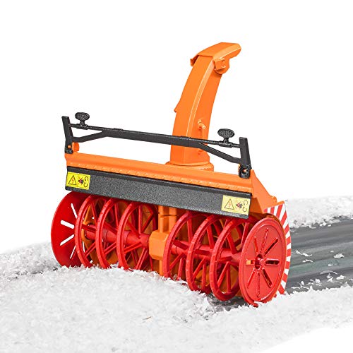 bruder 02349 - Zubehör Schneefräse - 1:16 Winterdienst Schneepflug Schneeräumer Winter Spielzeug