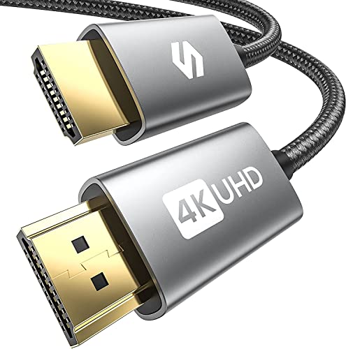Silkland 4K HDMI Kabel 1m 2K@144Hz mit ARC HDR 3D UHD Ethernet, HDMI 2.0 Kabel 4K@60Hz 18Gbps Highspeed, Monitor HDMI Kabel Kurz für Soundbar Blu-Ray Laptop TV Fernseher Beamer PS4 PS3 PS5 Switch