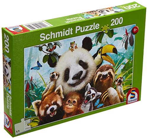Schmidt Spiele 56359 Animal Einfach tierisch, Kinderpuzzle, 200 Teile, Bunt