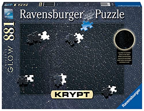 Ravensburger Puzzle 17280 - Krypt Puzzle Universe Glow - Schweres Puzzle für Erwachsene und Kinder ab 14 Jahren, mit 881 Teilen