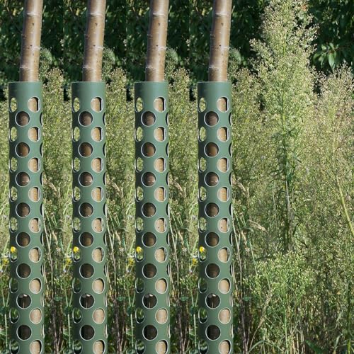 Plant Saver Manschette Anti-KNABB = Stammschutz 100 cm für Bäume gegen Wildverbiss Fraßschäden Baumschutz Rindenschutz (4)